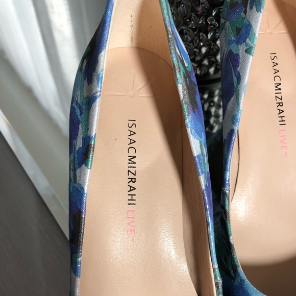 Isaac Mizrahi Live! Floral Printed Pumps - Picture 3 of 7